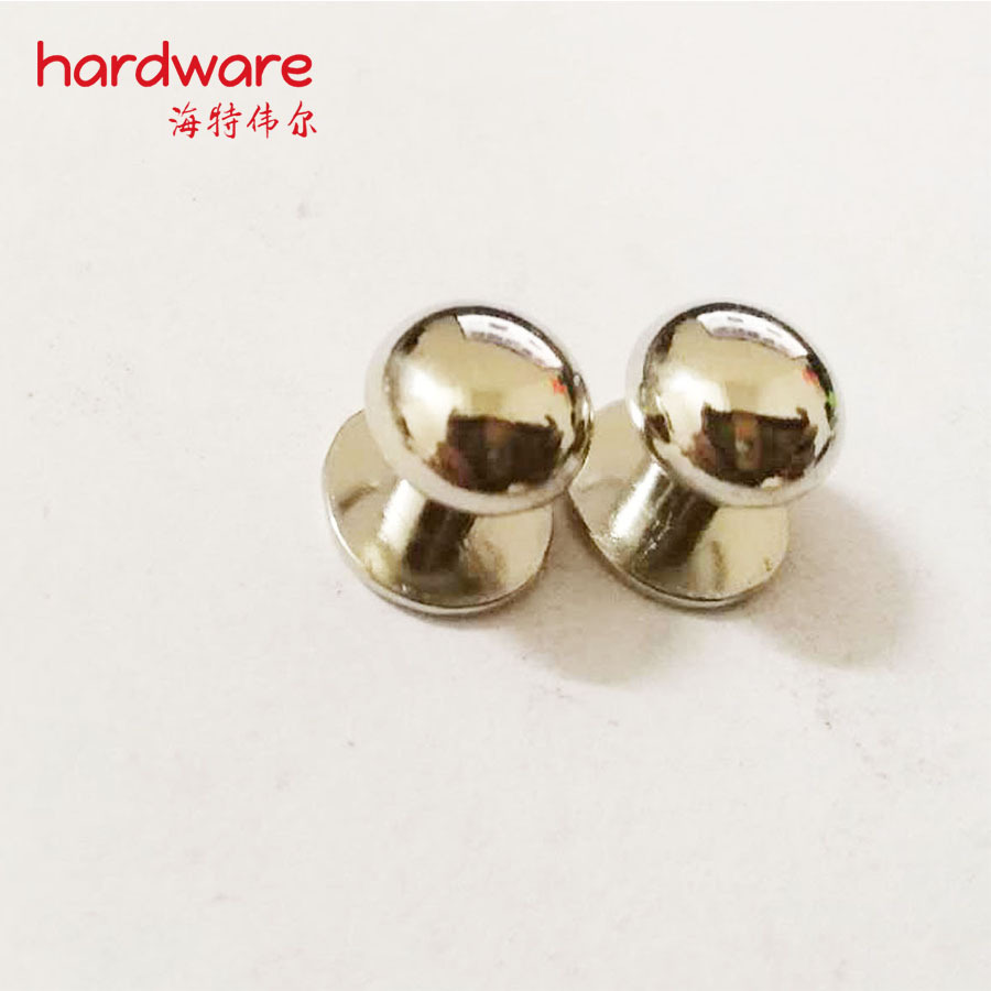 [Free Shipping] Zinc Alloy Monk Head Pacifier Nail Luggage Leather Goods Hardware Accessories Screw Handle Shoulder Strap Connection