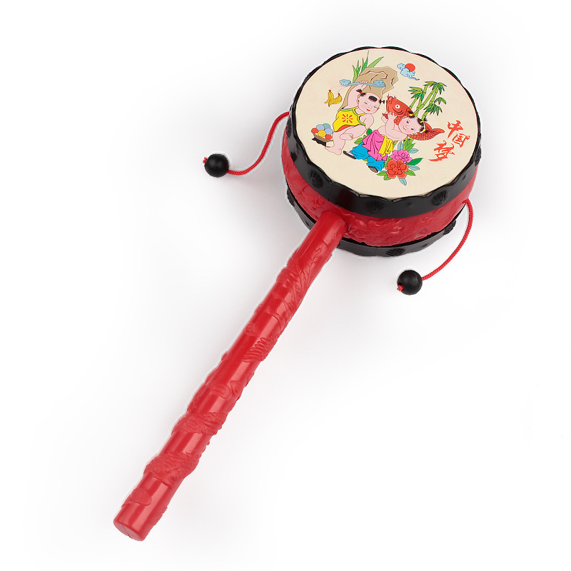 Stall hot rattle small gifts auspicious hand rattle cartoon small rattle manufacturers wholesale shipping