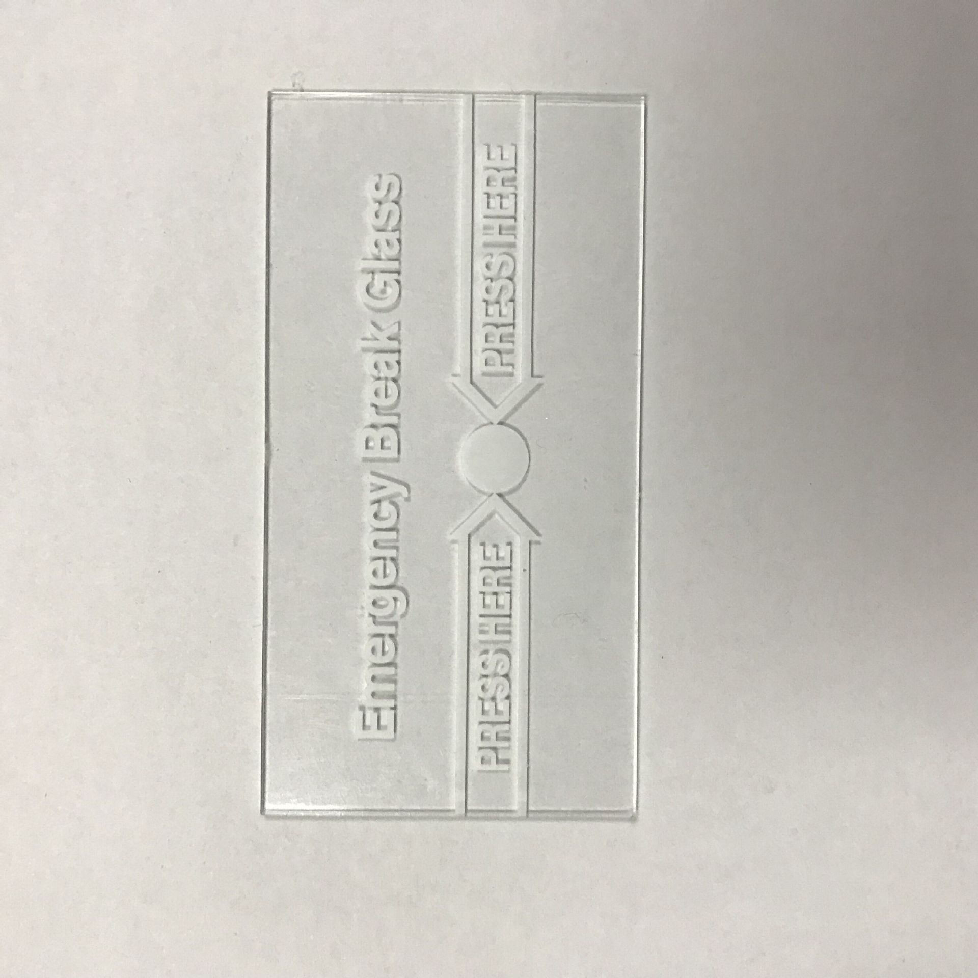 Saili FA-102A access control button glass/access control switch glass/fire alarm button glass/glass