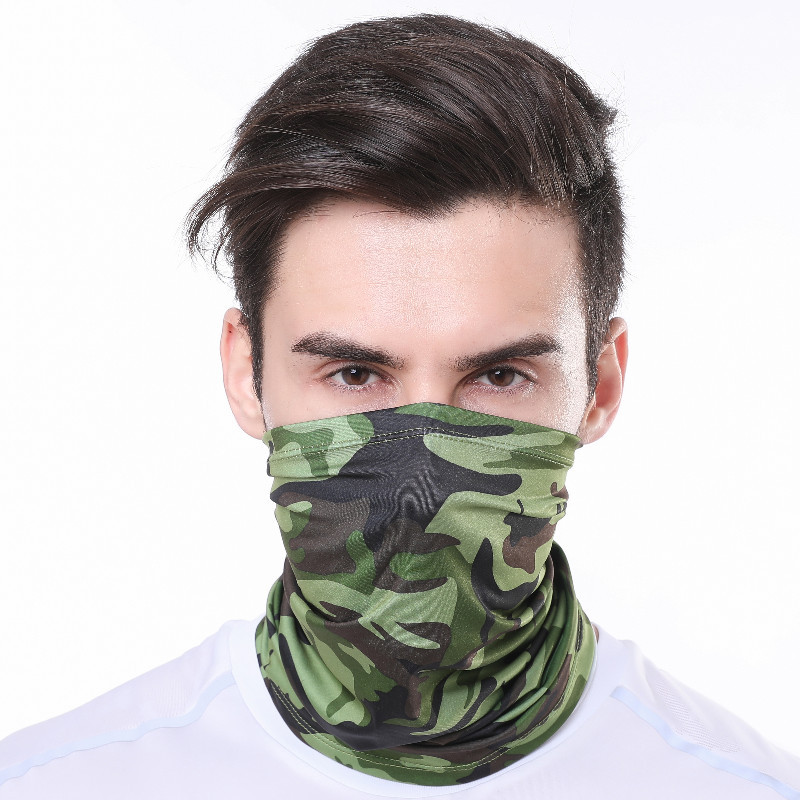 Amazon Cycling Sun Protection Mask for Men and Women Sports Cycling Ice Silk Scarf Fishing Windproof Bicycle Neck Scarf