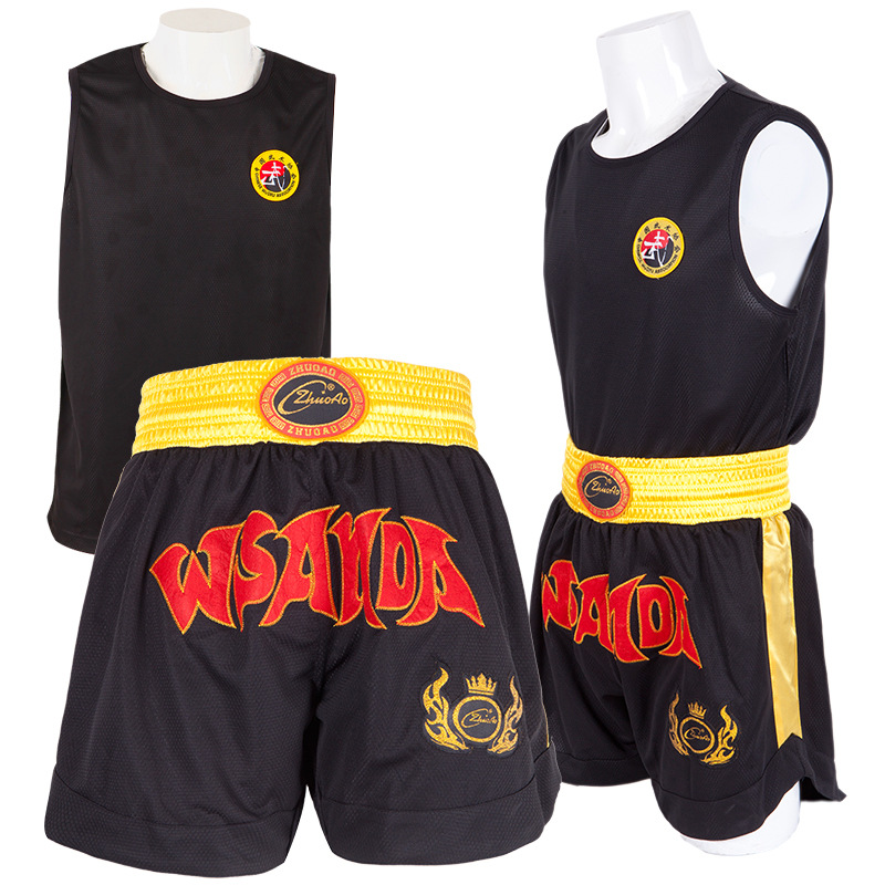 Embroidered Dragon Sanda Clothing Sanda Pants Thai Pants Fighting Suit Fighting Suit Boxing Suit Sanda Suit suit