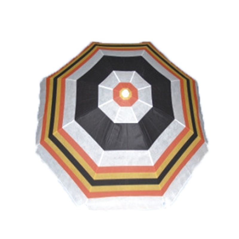 Factory direct 85cm outdoor polyester beach umbrella landscape/Stripes/color matching/monochrome sun umbrella printable advertising