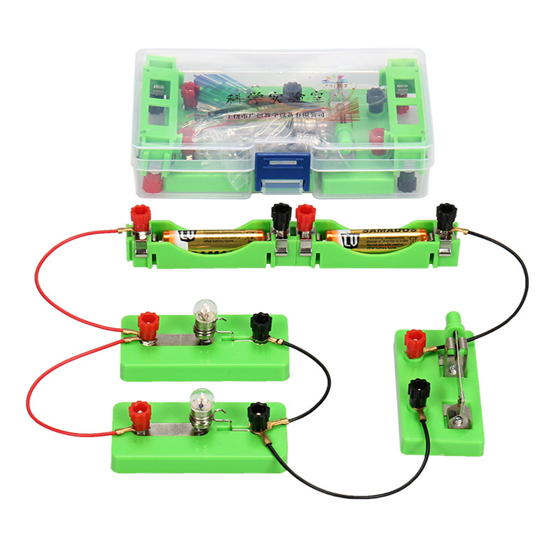 Junior high school physics experiment equipment series parallel teaching electrical experiment box primary school science simple circuit experiment box