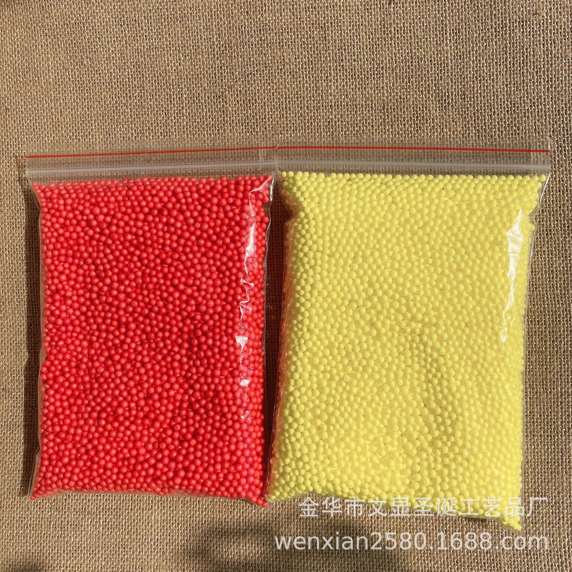 Color foam ball foam particles 3-5mm color particles macaron handmade DIY material slim particles