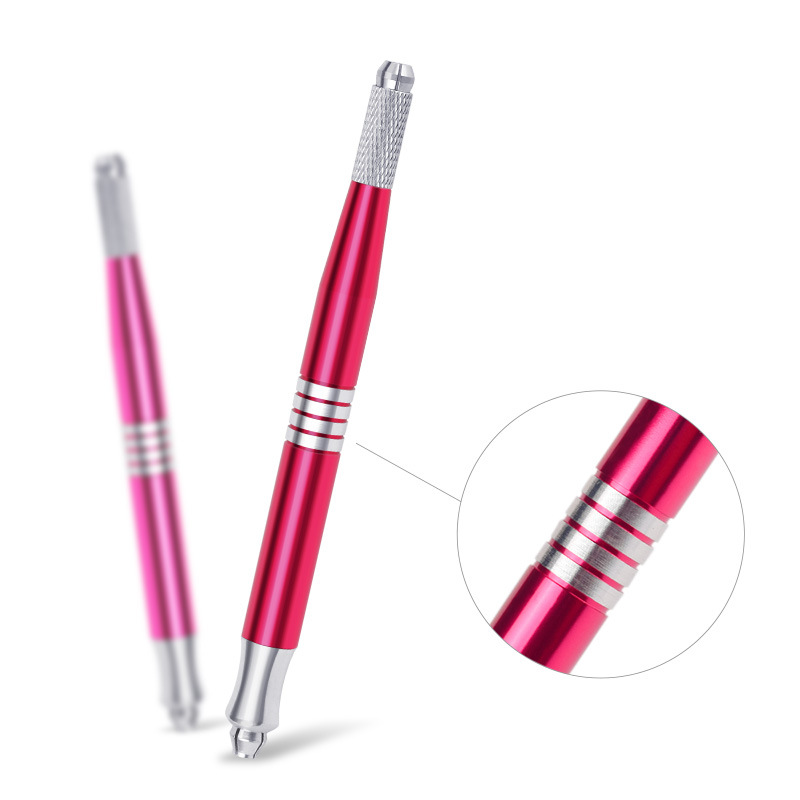 Factory direct sales double head tattoo embroidery pen No.22 eyebrow tattoo pen Korean multi-functional tattoo handmade pen portable