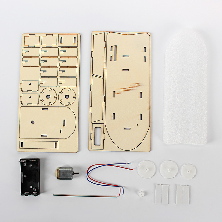 diy wooden Ming ship elementary school student scientific experiment small production small invention stem children's puzzle puzzle toy