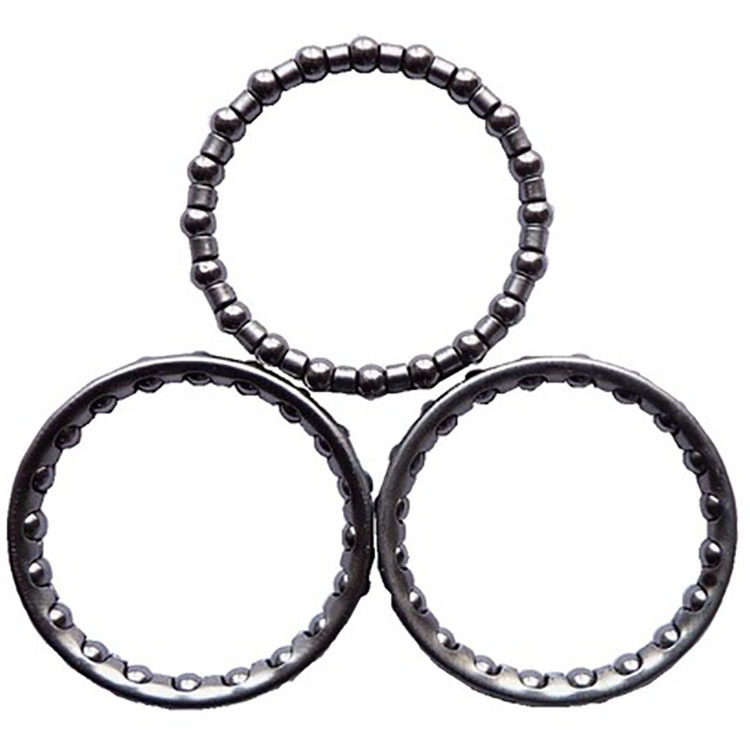 Mountain bike road bike folding bike front and rear hub center axis ball rack Bowl set steel ball bead frame