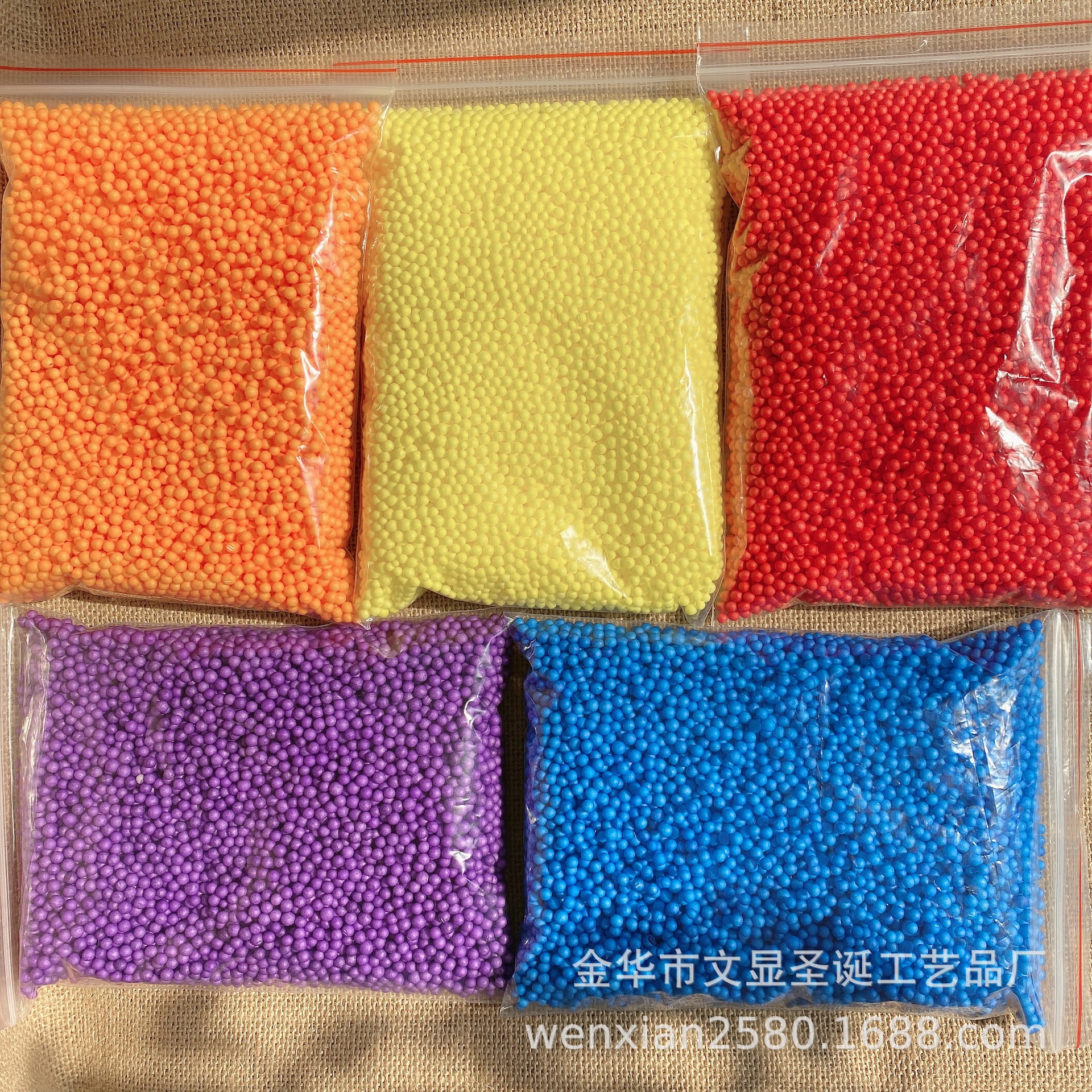 Цветные пенопластовые шарики 3-5mm для ручной работы DIY материал