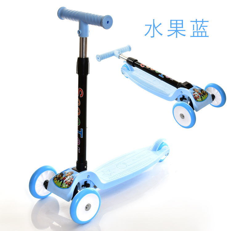 Manufacturer Wholesale New Children's Meter High Scooter Scooter Male and Female Baby Three-Wheeled Scooter