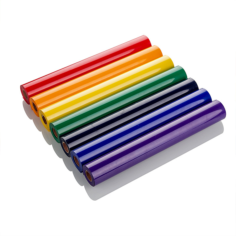 Cross-Border Lettering Film Small Roll Amazon Hot Stamping Film 30 Wide Pvc Clothing Film Vinyl Htv Heat Transfer