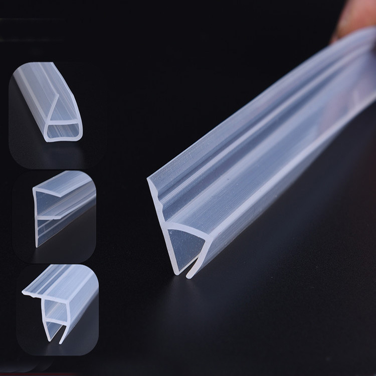 Glass door and window sealing strip/waterproof strip high transparent silicone sealing strip dustproof and windproof silent silicone strip