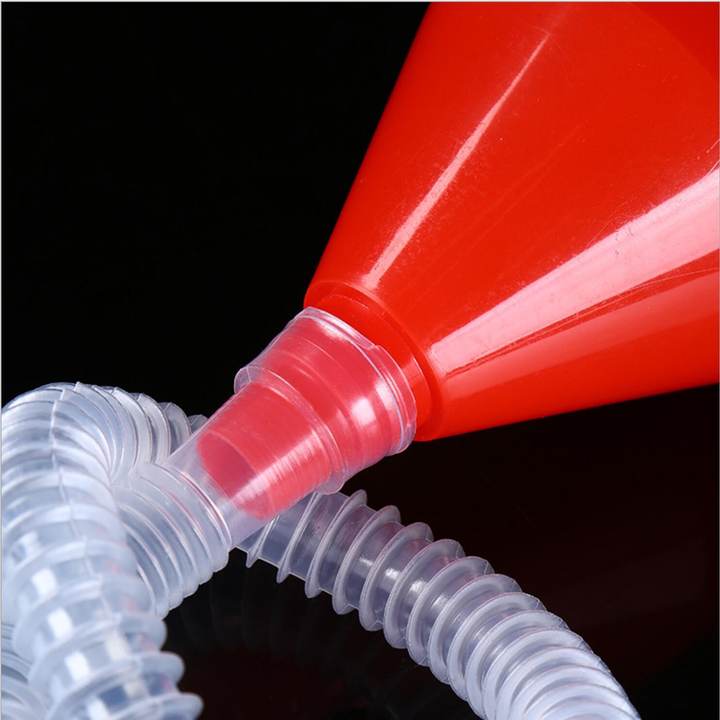 Car motorcycle plastic fuel funnel gasoline oil fuel lengthened small funnel thickened