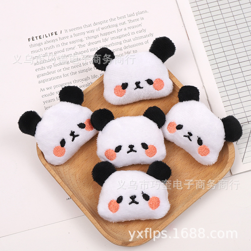 Супер милые плюшевые аксессуары голова куклы мультяшная голова животного аксессуары голова панды