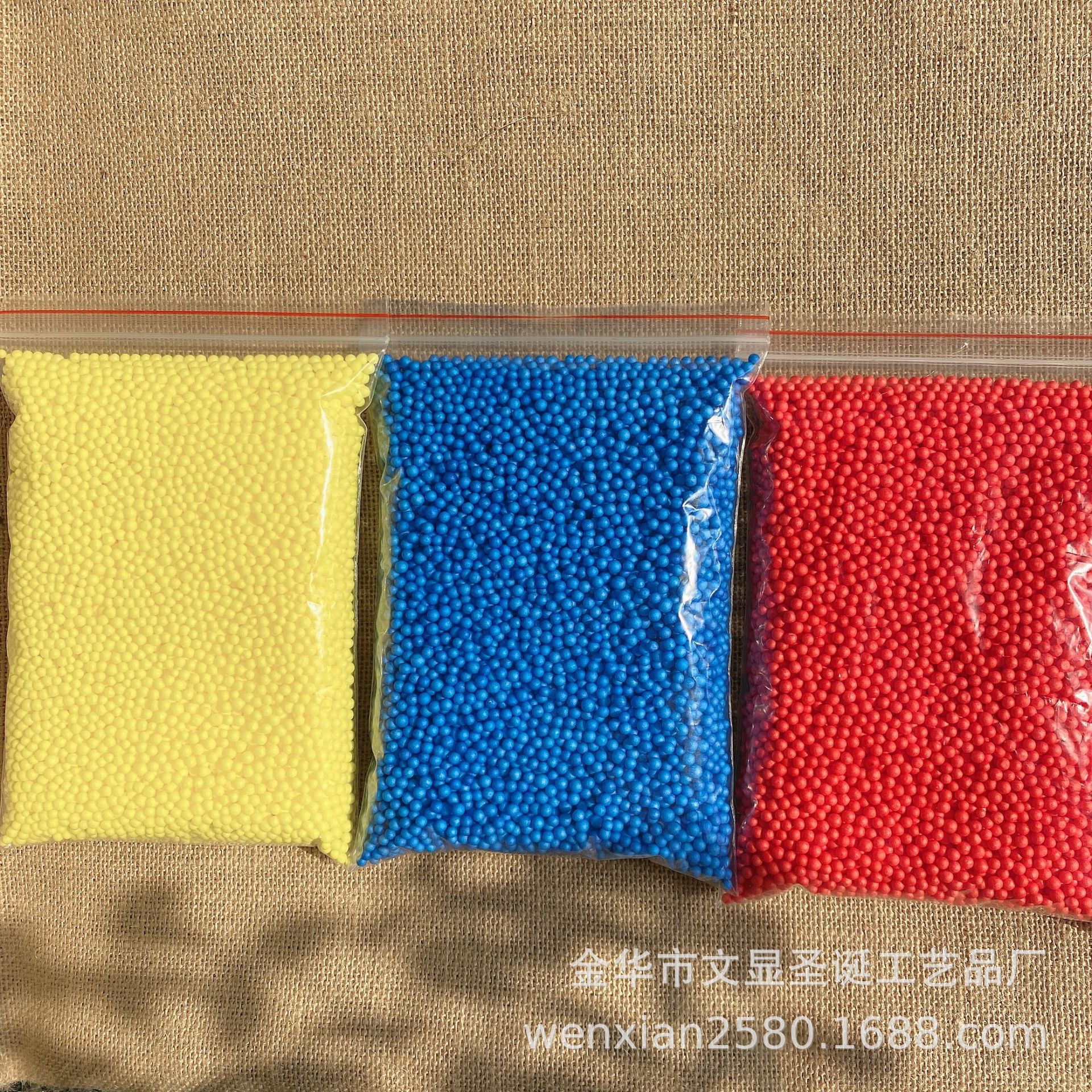 Color foam ball foam particles 3-5mm color particles macaron handmade DIY material slim particles
