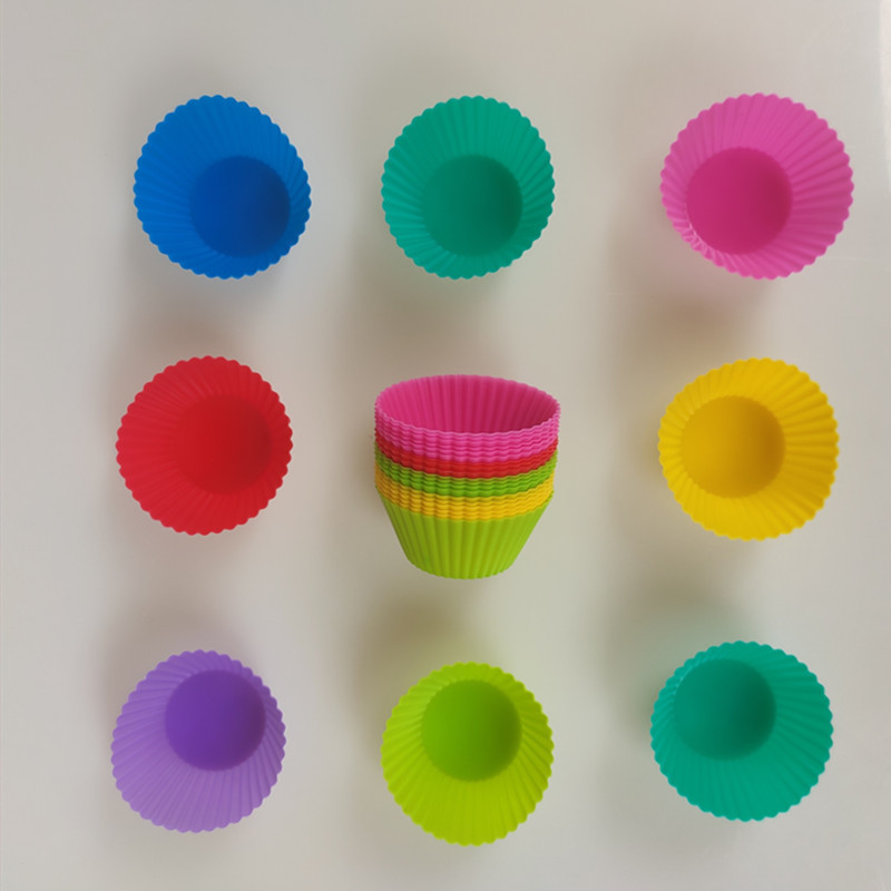 Cake Cup Silicone Cake Mold Round Marfen Cup Baking Mold 7cm Cake Cup Silicone Pudding Cake Mold