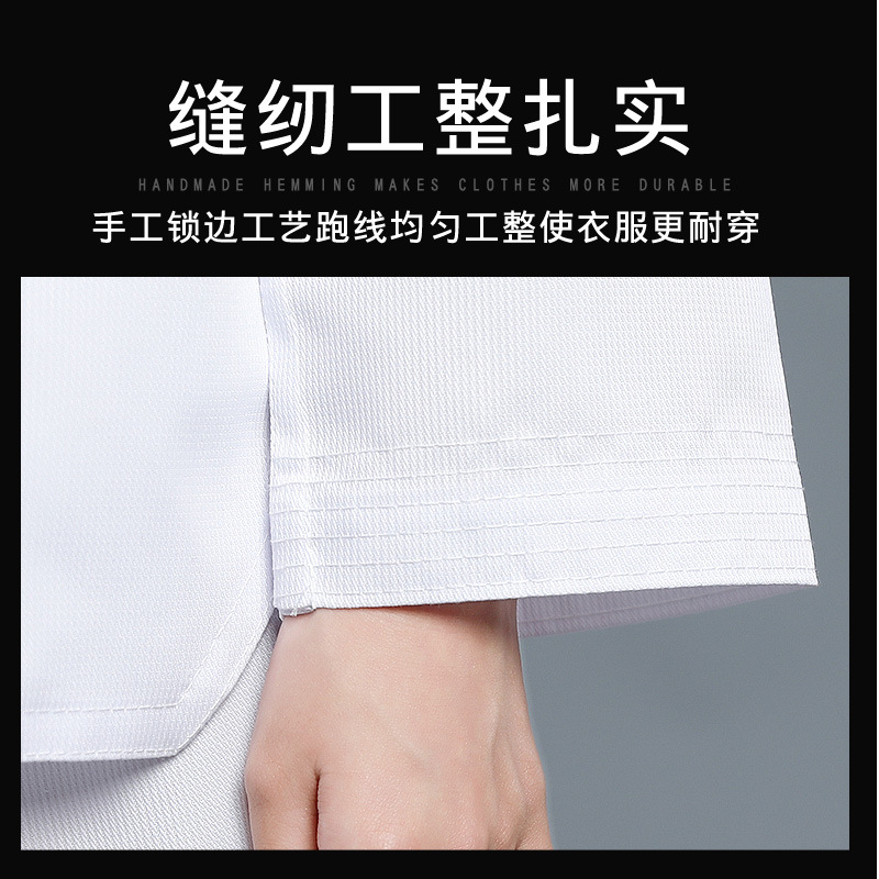 Children Adult Long-sleeved Short-sleeved Pure Cotton Men's and Women's Spring and Summer Taekwondo Clothing Training Clothing Taekwondo Clothing