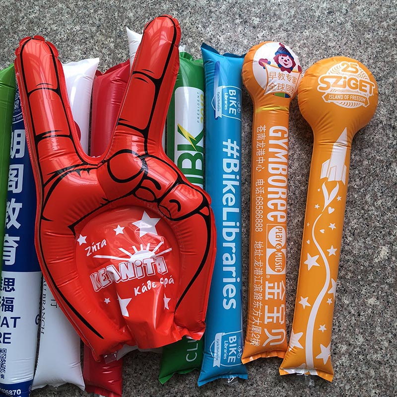 Concert Cheering Stick Thickened Cheer Stick Balloon Pat Stick Sports Meeting Cheering Stick Printing Printing Advertising