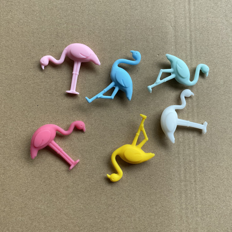 Creative Flamingo wine glass marker silicone animal party wine glass recognizer drinking marke