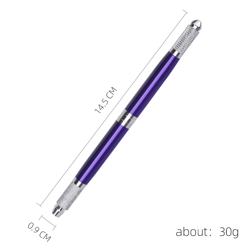 Factory direct sales of three-use tattoo pen 19 eyebrow tattoo pen multifunctional metal eyebrow tattoo manual pen