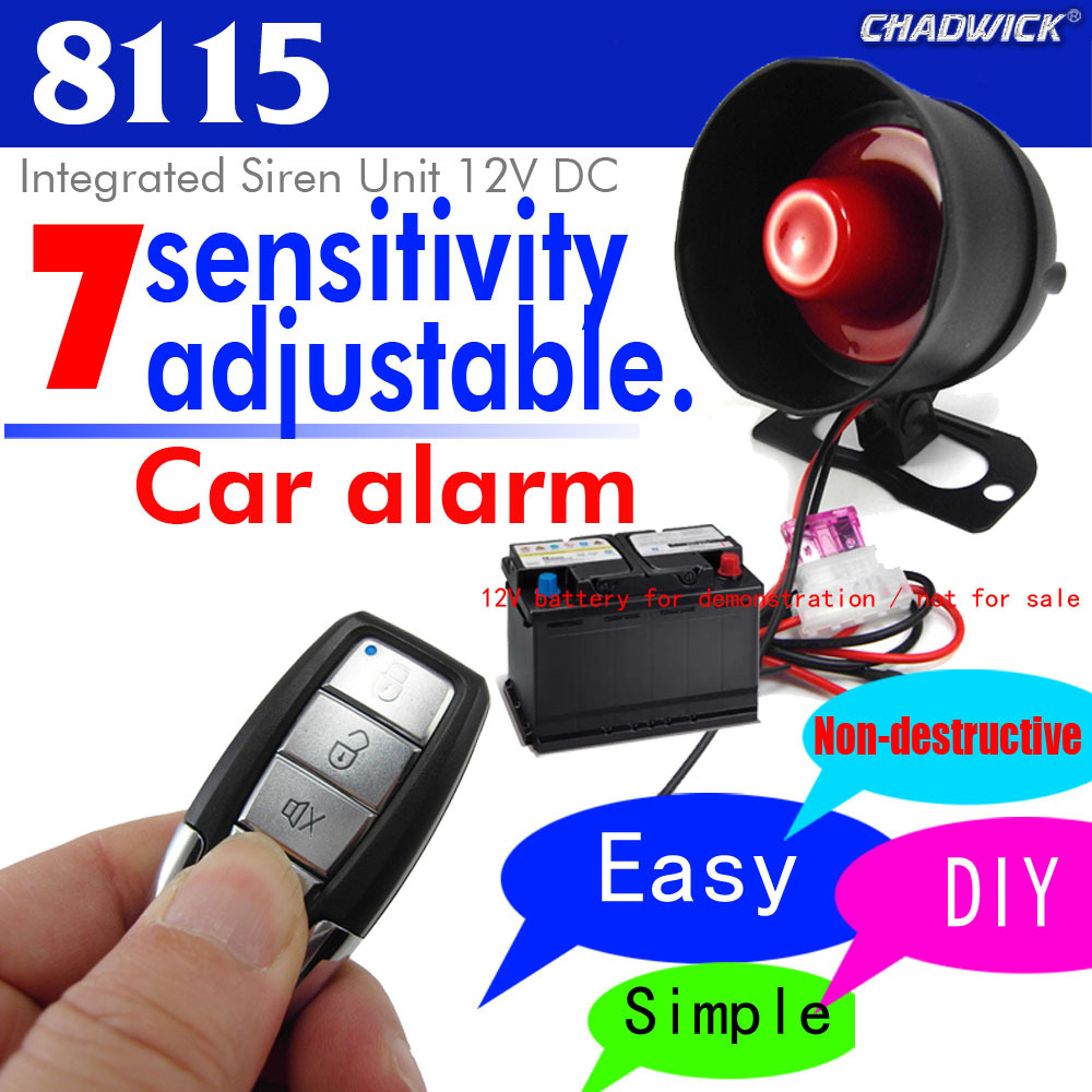 car Anti-theft alarM Without Cutting Line CHADWICK car alarM Dart Eagle M810-8115 Lossless Installation