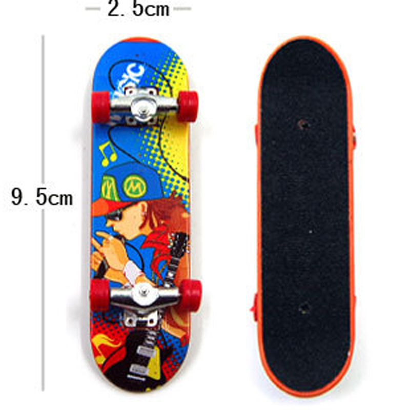 Factory Direct Supply Finger Skateboard Kidsren's Educational Stall Toys Creative Fingertip Alloy Finger Skateboard Wholesale