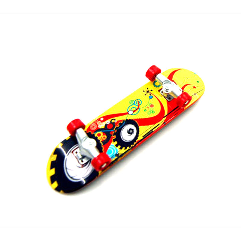 Factory Direct Supply Finger Skateboard Kidsren's Educational Stall Toys Creative Fingertip Alloy Finger Skateboard Wholesale