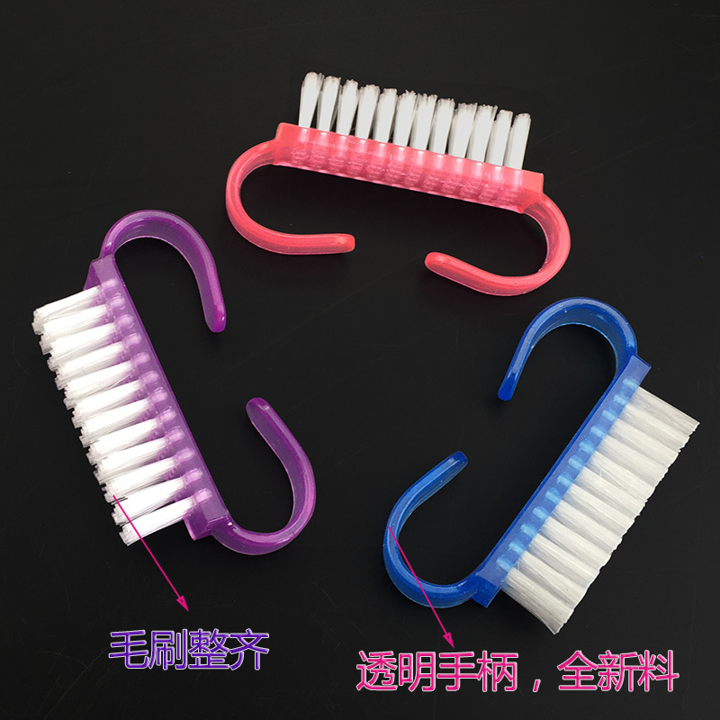Factory direct small horn brush plastic horn brush play dust dust brush nail nail brush
