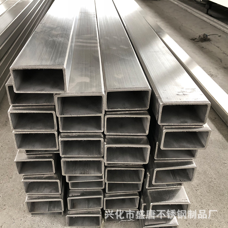201304 Stainless Steel Square Tube Hollow Thick-Walled Rectangular Tube 316 Straight Seam Welded Tube Square Channel Corrosion Resistant
