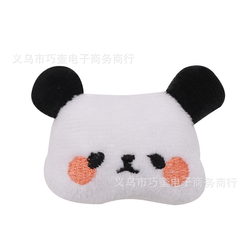 Super cute plush toy accessories doll head cartoon animal head cartoon accessories accessories panda head clothing accessories