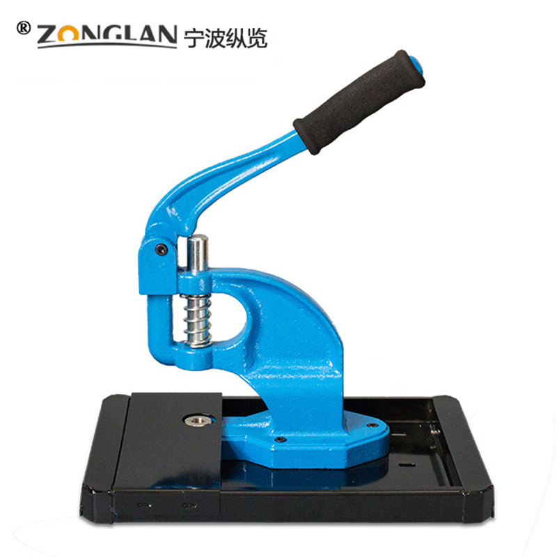 Advertising Tarpaulin Punching Machine Hole-Making Tool Buttonhole Mold Press Rivet 6-15mm Mechanical Heat Press