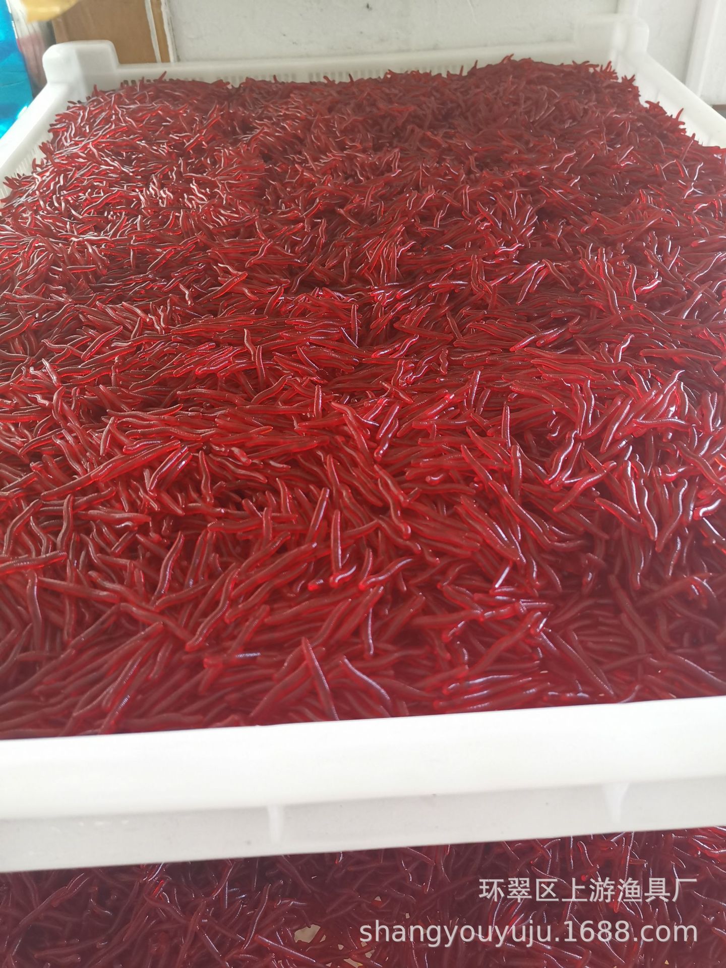 high quality simulation red worm earthworm fishing bait soft no burr added food grade bait agent