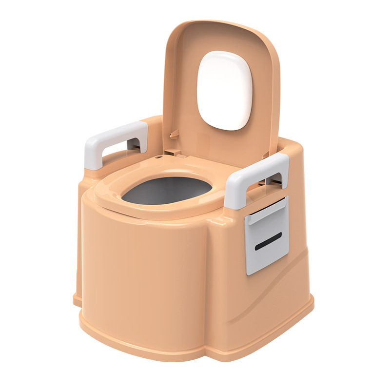 Toilet for the Elderly Pregnant Women Indoor Mobile Toilet for the Disabled Toilet Chair Double Armrest Toilet Chair Installation-Free