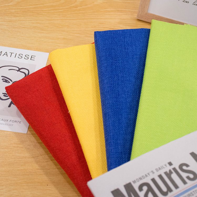 Spot 800D imitation linen linen pillow cloth tablecloth door curtain cloth sand release luggage cloth wholesale PE coating