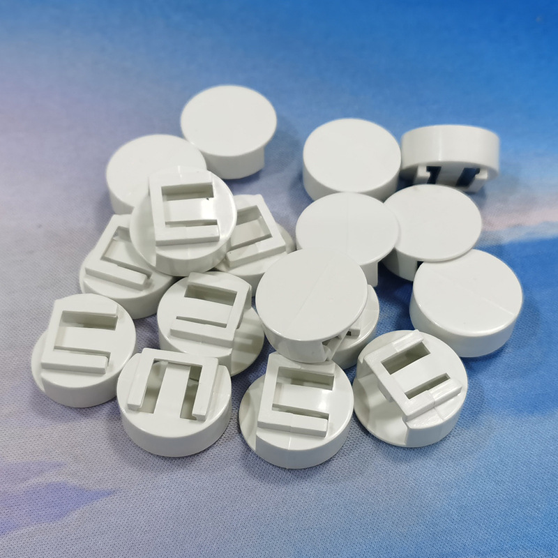 Car air outlet clip accessories balm clip slot plastic head round ABS plastic buckle factory direct supply