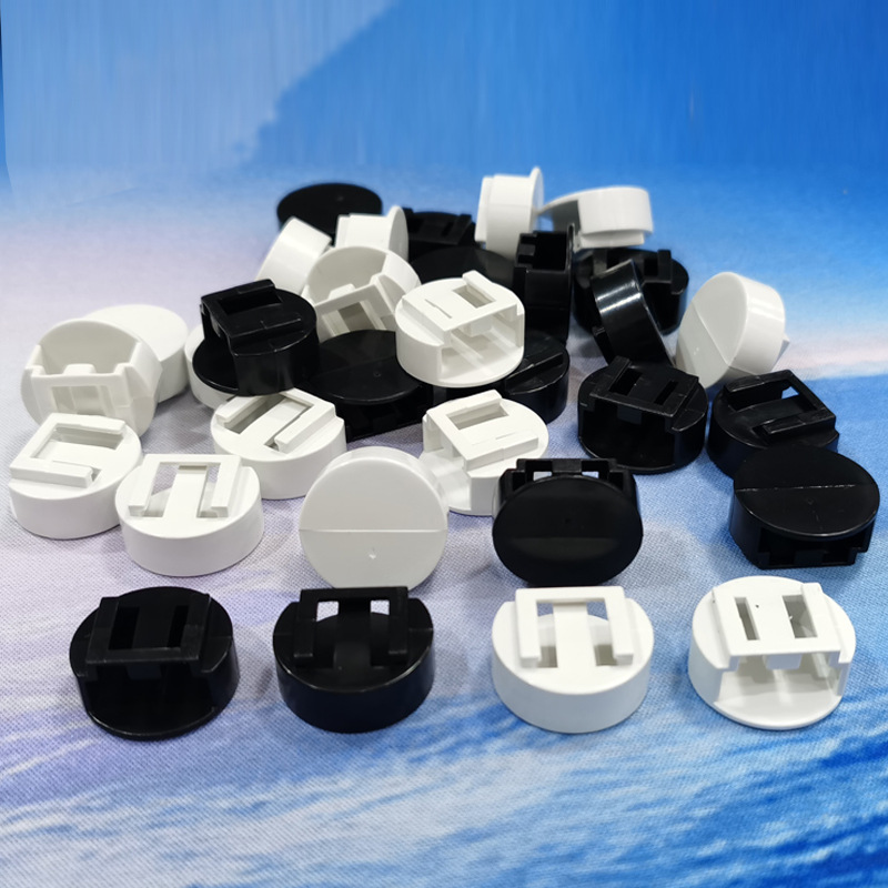 Car air outlet clip accessories balm clip slot plastic head round ABS plastic buckle factory direct supply