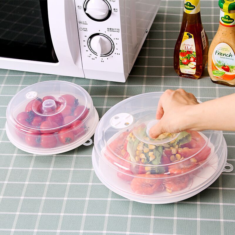 Food grade PP plastic fresh-keeping cover refrigerator microwave oven sealed fresh-keeping bowl cover microwave oven special heating safety cover