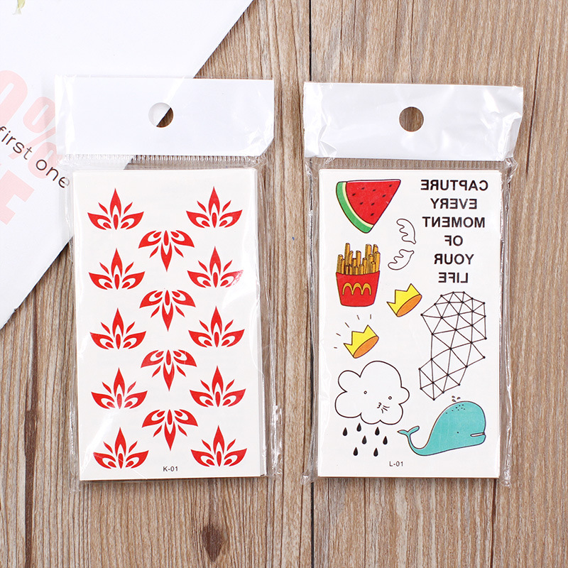 Eyebrow stickers Hanfu ancient costume Beauty Twinkle children's kindergarten activities tattoo stickers waterproof durable spot wholesale