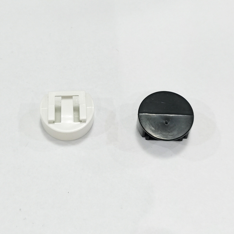 Car air outlet clip accessories balm clip slot plastic head round ABS plastic buckle factory direct supply