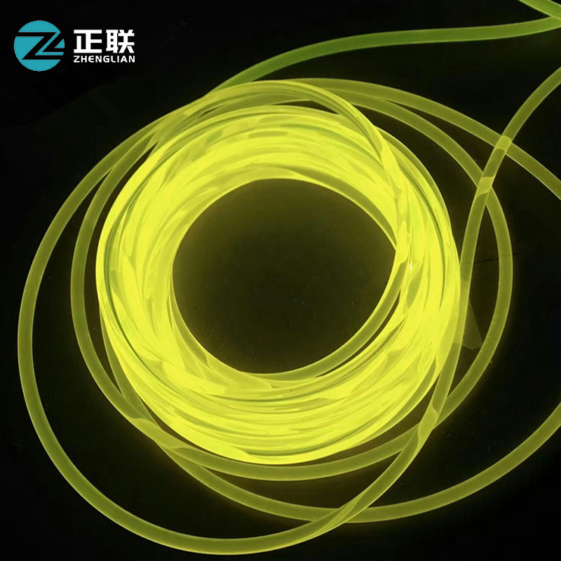 Processing Plastic All-Over Optical Fiber Light Guide Strips All-Over Optical Fiber Car Atmosphere Light Strips Plastic Optical Fiber Tube Light Guide Strips