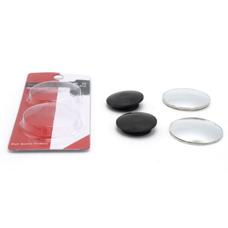 Car reversing rear view small round mirror car large field of vision blind zone mirror glass rear view mirror spherical mirror convex mirror