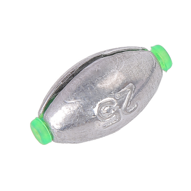 Japanese style open lead pendant heart plastic core olive lead pendant fast lead scale lead fishing lington hollow fishing pendant