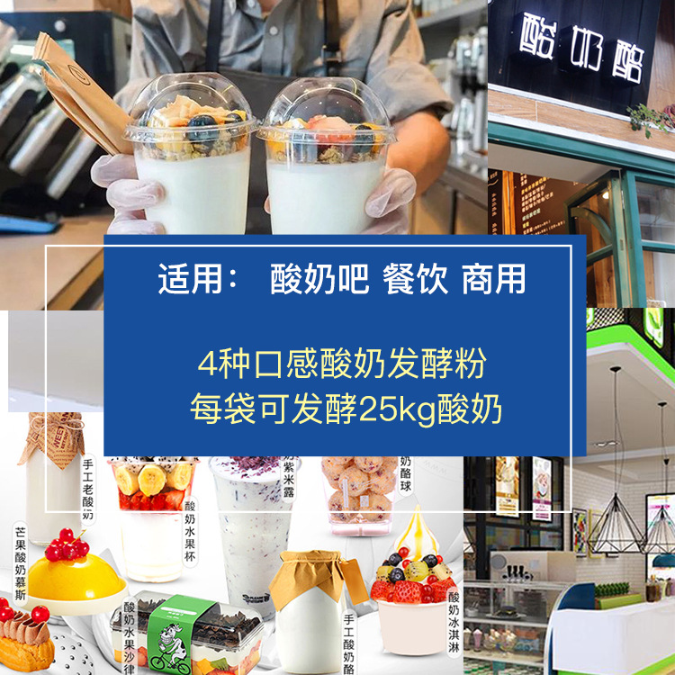 Chuanxiu commercial yogurt bar strain fruit fishing ingredients special milk fermentation bacteria fermentation agent lactic acid bacteria fermentation powder
