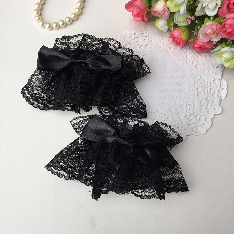 Diablo Lolita Lace Hand Sleeve Bow Sleeve Lolita Decorative Small Cute Dress LO Niang KC