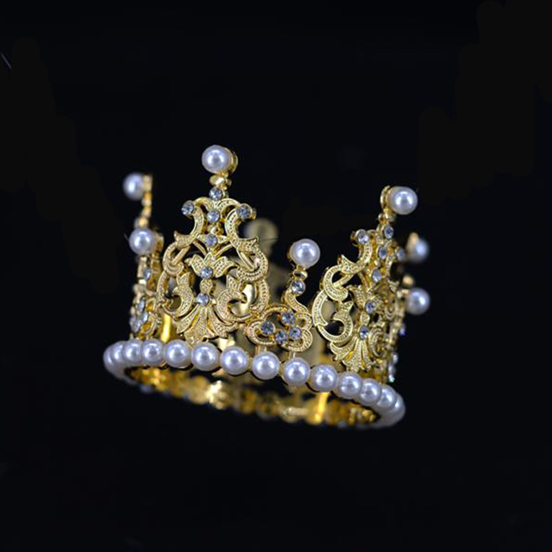 Cross-Border Hollow Birthday Cake Crown Decoration Set Love Ornaments Birthday Flower Decoration Accessories Crown Factory