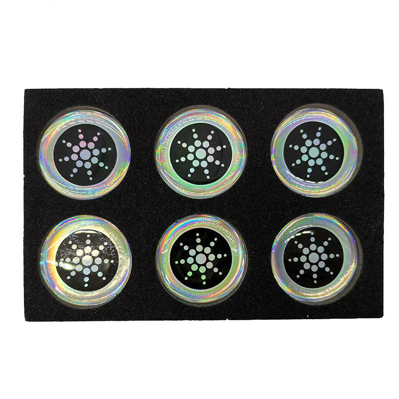 Quantum Shield mobile phone computer anti-radiation stickers Shield gold round household appliances stickers a box of 6