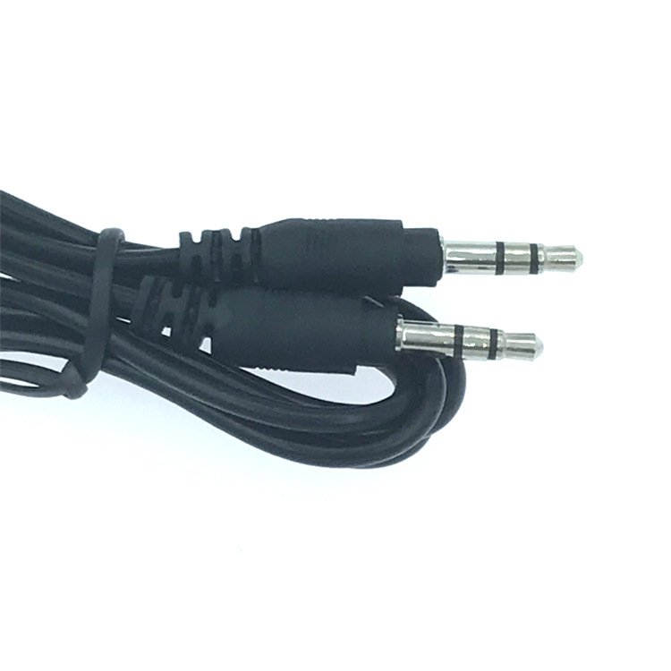Factory direct 1 meter 3.5mm to 3.5mm audio line male to male AUX to recording line speaker 3.5 audio line