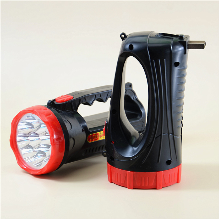 LED rechargeable flashlight second gear outdoor strong light searchlight portable Searchlight Yiwu 9.9 portable lamp wholesale