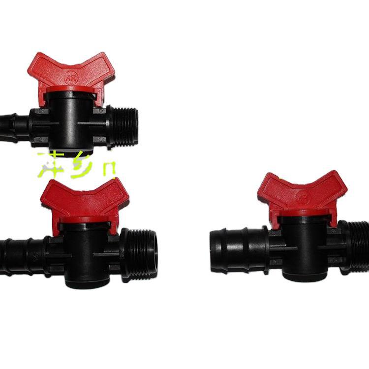 Supply of Plastic Switch Valves for Aquaculture, 1/2 Inch Switch, 3/8 Inch Connector, Household Hose Spiral Faucet