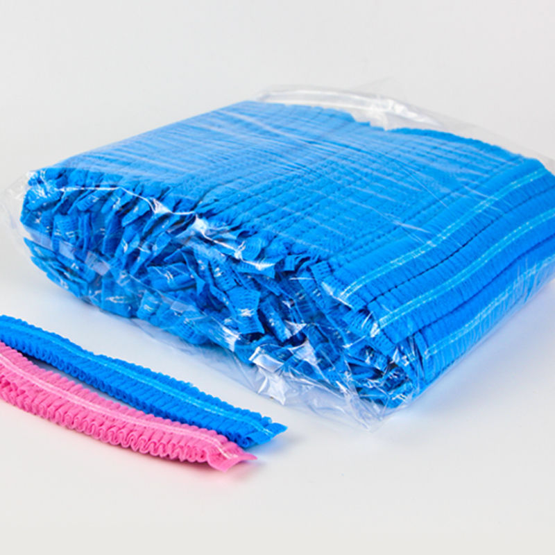 Disposable Hat Head Cover Non-woven Breathable Chef Women's Kitchen Hair Cap Workshop Dust-proof Work Cap Men's Dust-proof