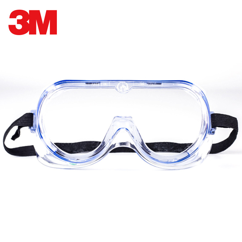 3M1621AF goggles splash-proof polished droplets sand dust fog transparent labor protection men's and women's protective glasses cover